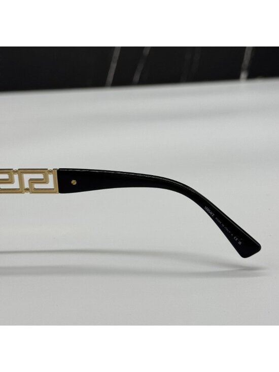 Versace VE3383 GB1 Black Cat Eye Women Eyeglasses Authentic NEW